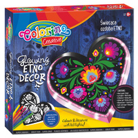Colorino creative zestaw świecąca ozdoba "etno"