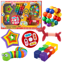 Zestaw Zabawek Antystresowych 6 Sztuk Zestaw Edukacyjny Piesek Gąsienica