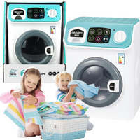 PRAWDZIWA DUŻA PRALKA DLA DZIECI LED KRĘCI DOTYK