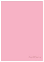 COOLPACK - ZESZYT A4 - PASTEL / PP -60 K. KRATKA (bm) - PASTEL -POWDER PINK