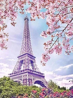 OBRAZ MALOWANIE PO NUMERACH PREZENT EIFFLA + RAMA