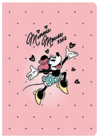 DISNEY FASHION - ZESZYT A4 - 60 K. LINIA (bm) MIX 3 WZORÓW - MINNIE MOUSE