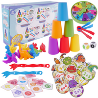 Zestaw Edukacyjny Gra Montessori Sorter Kubki Nauka Liczenia Kolorów Prezen