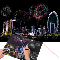 KOLOROWANKA ZDRAPYWANKA WYDRAPYWANKA DUŻA MAGICZNA