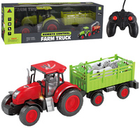 Radiowo Sterowany Traktor z Przyczepą Zabawka Dla Dzieci Trifox 59013536804