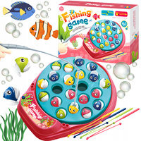 Gra Zręcznościowa Rodzinna Gra Łowienie Rybek Zestaw Wędki Rybki Wędkowanie