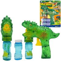 Pistolet Dinozaur na Bańki Mydlane ze Światłem Zabawka dla Dzieci