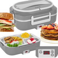 LUNCHBOX ELEKTRYCZNY TERMOS PODGREWANY 12V/24V/230
