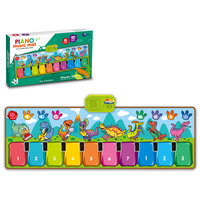 Muzyczna mata pianinko dinozaury interaktywna zabawa dla dzieci edukacyjna