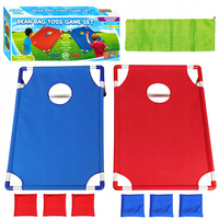 GRA ZRĘCZNOŚCIOWA RZUT DO CELU WORECZKAMI RZUTKI GRA DLA DZIECI ZESTAW