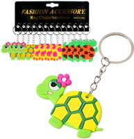 Brelok Żółw Gumowy Zabawka Edukacyjna Zestaw 12szt Dla Dzieci Prezent