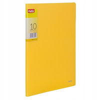 Teczka z 10 koszulkami a4 clear book żółta