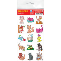 Naklejki. Kotki 02