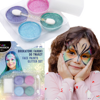 FARBY FARBKI DO MALOWANIA TWARZY 4 KOL BROKATOWE