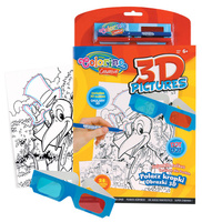 Colorino creative magiczna książeczka /połącz kropki 3d