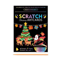 Zdrapywanka świąteczna dekoracyjna kreatywna zabawa dla dzieci i dorosłych