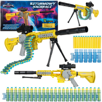 Pistolet Szturmowy Nacieracz Na Akumulator Magazynek Strzałki Piankowe