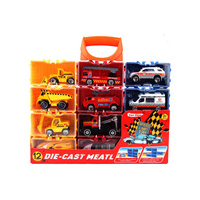 Zestaw resoraków aut straż pożarna policja budowa dla dzieci edukacyjny