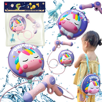 Pistolet Na Wodę Z Plecakiem Jednorożec Duży Zbiornik Regulowany Pistolet