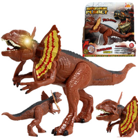 DINOZAUR EFEKTY ŚWIETLNE I DŹWIĘKOWE RUCHOMY ŚWIECĄCE OCZY RYCZY