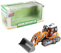 Spychacz Pojazd Budowlany Duży Zabawka Dla Dzieci Solidna Konstrukcja