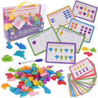 Montessori Układanka Sortowanie Liczenie Nauka Kolorów Gra Edukacyjna Preze