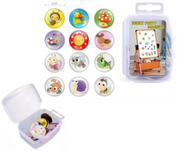 Magnesy owady 3cm 12 sztuk edukacyjne zabawki przyciągające dla dzieci