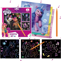 ZDRAPKA ARTYSTYCZNA MY LITTLE PONY MALOWANIE METODĄ SCRATCH DLA DZIECI