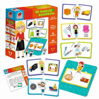 GRA EDUKACYJNA W ŚWIECIE ZAWODÓW GRA SKOJARZENIOWA PUZZLE ROTER KAFER