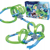 Tor Wyścigowy RC XXL Elektryczny Z Autkami Pilot Światła Prezent Dla Dzieci