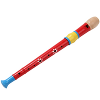 Flet Drewniany Kolorowy Dla Dzieci Instrument Muzyczny Edukacyjny Prezent