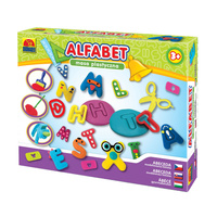 Masa plastyczna alfabet edukacyjna zabawka sensoryczna dla dzieci