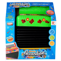 Akordeon zabawka dla dzieci na baterie z efektami LED jak prawdziwy
