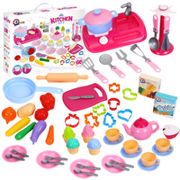 Duży Zestaw Kuchenny Kuchnia Z Kompletem Naczyń Palnik Kran Ruchoma Rączka