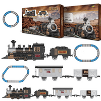 ZESTAW KOLEJKA DELUXE POCIĄG TOR ŚWIATŁO DŹWIĘK