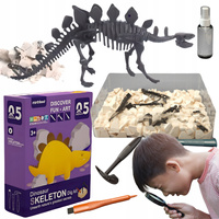 Zestaw Kopalnia Wykopaliska Dinozaur Archeologiczne Szkielet + Narzędzia