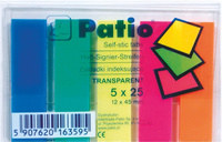 ZAKŁADKI TRANSPARENTNE 5*25 - 12 szt. opakowań