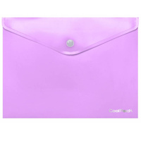 COOLPACK - KOPERTA NA DOKUMENTY A4 - na zatrzask - PASTEL - POWDER PURPLE