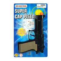 PISTOLET METALOWY NA KAPISZONY HUKOWY POLICYJNY NA SPŁONKA PREZENT ZABAWKA