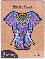 DREWNIANE PUZZLE DLA DOROSŁYCH UKŁADANKA PREZENT