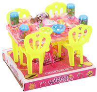 Mebelki dla lalek drewniane zestaw do domku edukacyjne akcesoria