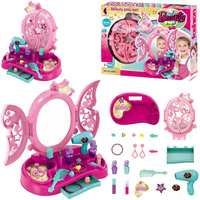 Toaletka Zestaw Piękności dla Dzieci Światło Dźwięk Akcesoria Zabawka