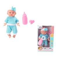 Lalka sikająca z akcesoriami interaktywna dla dzieci realistyczna zabawka