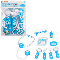 Zestaw lekarski dla dzieci 9 elementów edukacyjny bezpieczny do zabawy