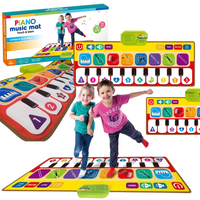 MATA MUZYCZNA KOLOROWA TANECZNA INTERAKTYWNA INSTRUMENTY DŹWIĘK DLA DZIECI