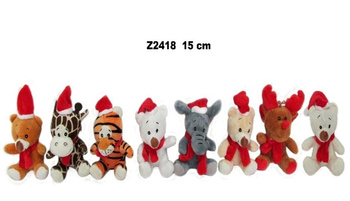 Zwierzęta świąteczne 15cm MIX Sun-Day