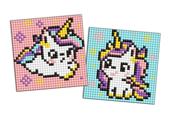 Diamentowa mozaika na magnesie IDEYKA 9x9 cm kids Jednorożce