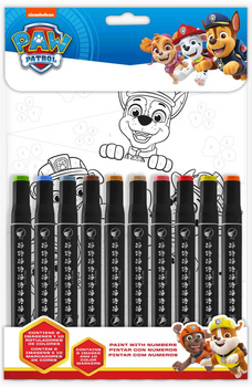 Malowanie po numerkach Paw Patrol PW19900