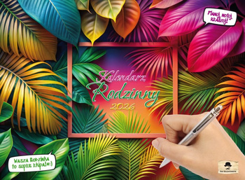 Kalendarz 2026 ścienny albumowy rodzinny KSA V6