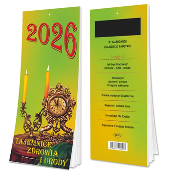 Kalendarz 2026 Tygodniowy z magnesem SD1-1